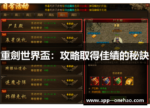 重劍世界盃：攻略取得佳績的秘訣